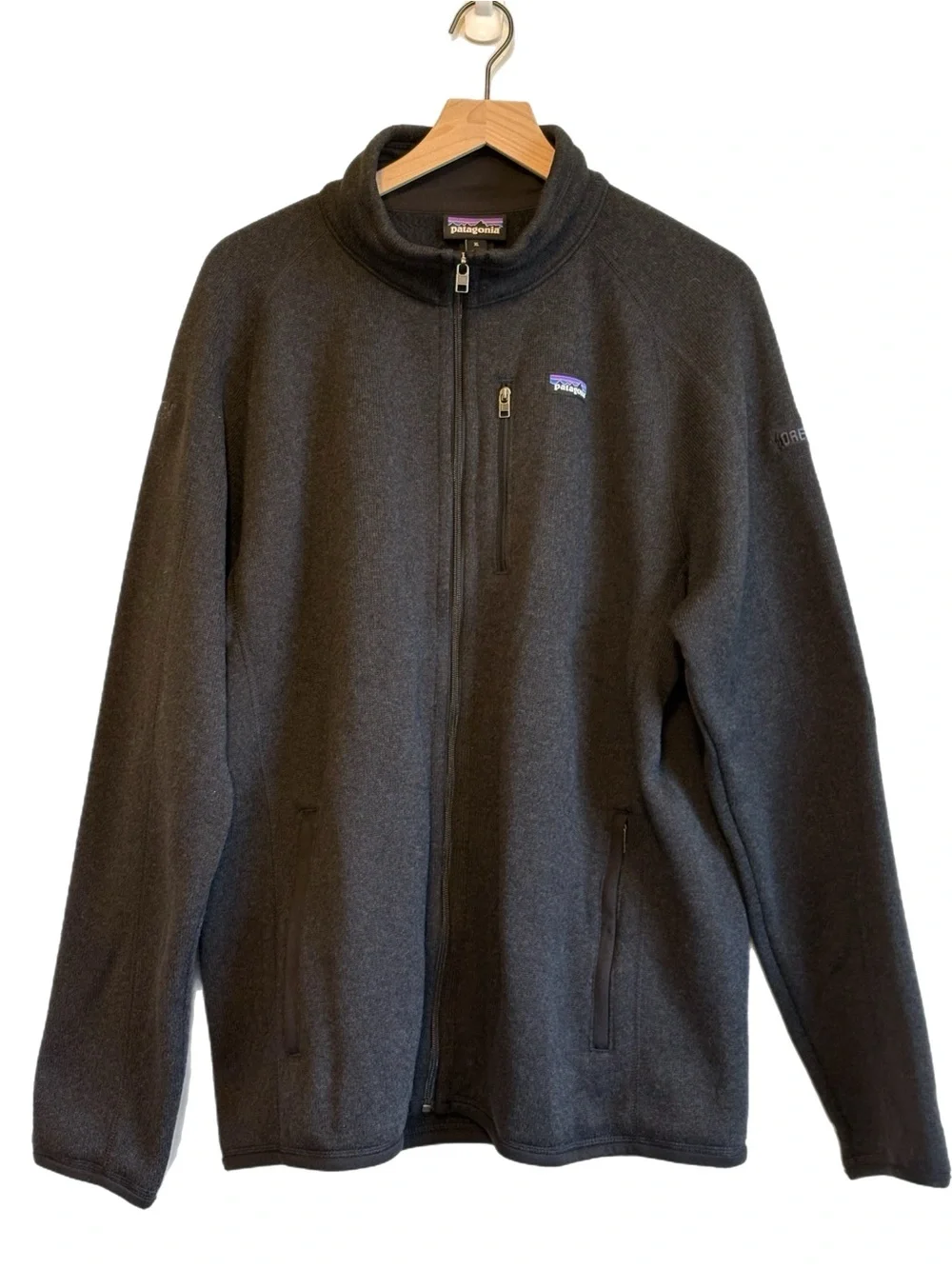 Patagonia NEW Men's Better Sweater Zip-Up Jacket Black XL Sustainable Cozy